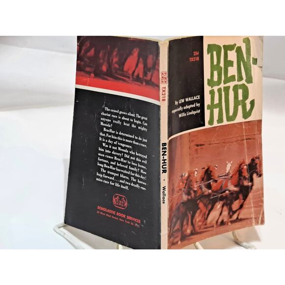 Ben-Hur (Abridged Movie Edition) (1961 Scholastic TX218) - Picture 5 of 10